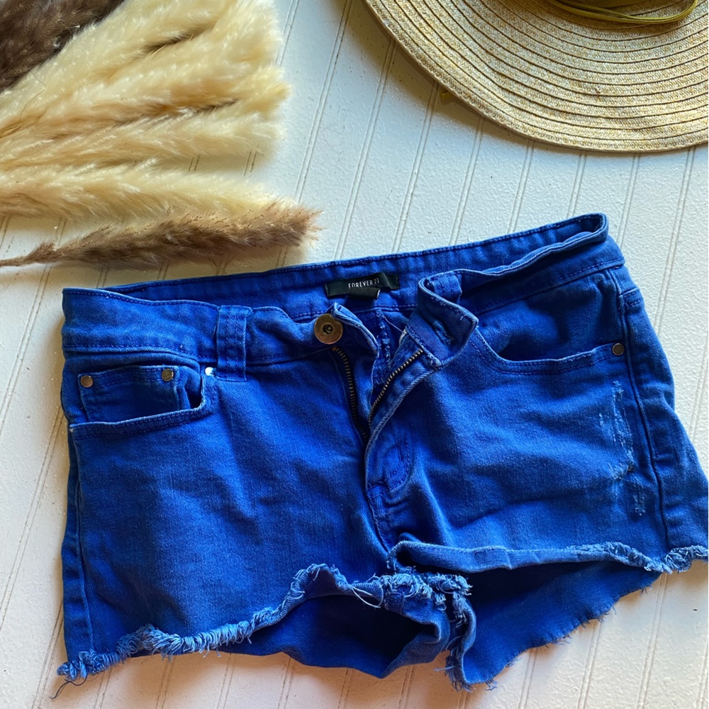 forever21 women denim shorts size 28
